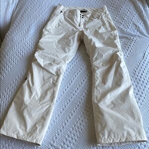 North Face Cream Snow Pants